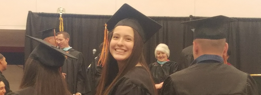 Student at graduation